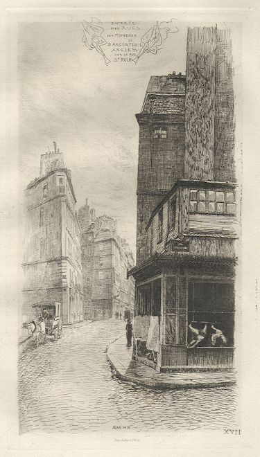 Adolphe Potemont Martial - Rue St. Roch Paris