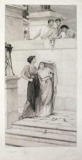 Gustave Mercier and William Magrath - Courtship in Ancient Times