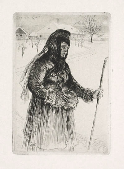 Ludwig Michalek - Winter Figure