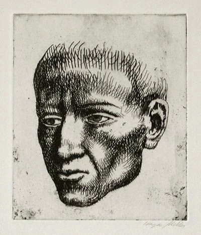 Kenneth Hayes Miller - Head Study