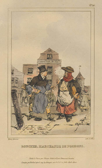 Henry Monnier - Butcher and Fish Merchant