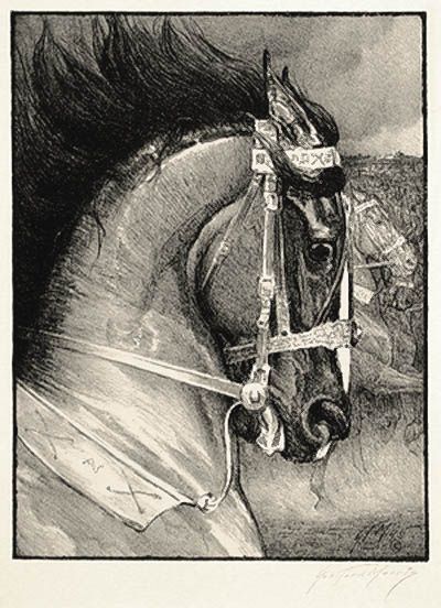 George Ford Morris - Horse Study
