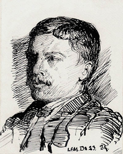 Louis Fairfax Muckley - Portrait of Frank Richards