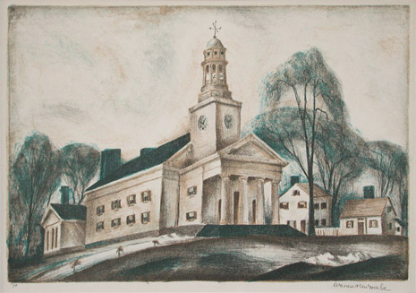 Warren Newcombe - New England Meeting House