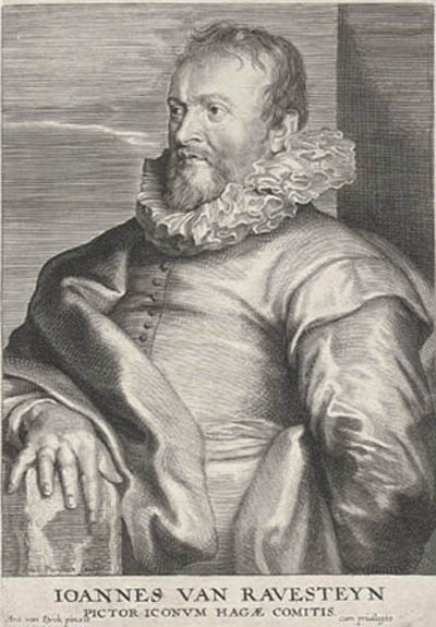 Paulus Pontius and Anthony Van Dyck - Joannes van Ravesteyn