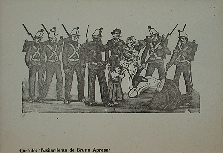 Jose Guadalupe Posada - Corrido Fusilamiento de Bruno Apresa or Bruno Apresa's Execution