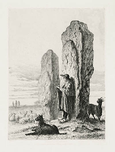 Armand Queyroy - Menhirs de Meneck or Monoliths of Meneck