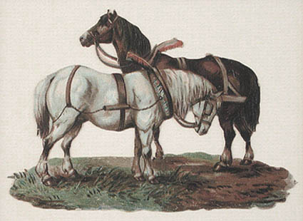 Raphael Tuck and Sons - Farm Horses