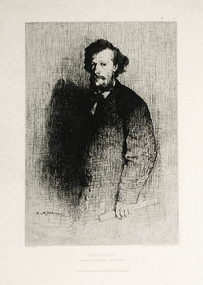 Theodule Augustin Ribot - M. A. Cadart Fondateur de la Societe des Aqua Fortistes Alfred Cadart Founder of the Society of Etchers