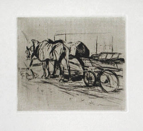 Oswald Roux  - Pferde or Cart Horses