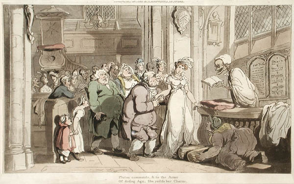 Thomas Rowlandson - The Wedding from The English Dance of Death