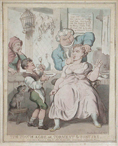 Thomas Rowlandson - The Tooth-Ache or Torment and Torture