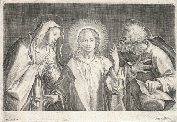 Jan Sadeler and Pieter de Witte - The Annunciation