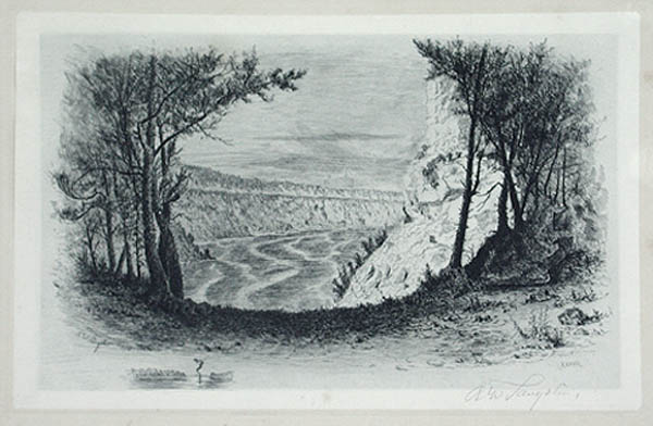 Amos W Sangster - View of The Niagara Gorge