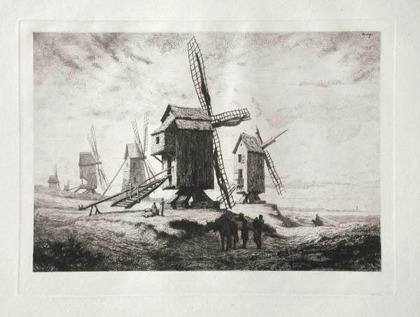Alexandre Sege - Moulins dans le Pas de Calais Windmills in the Pas de Calais