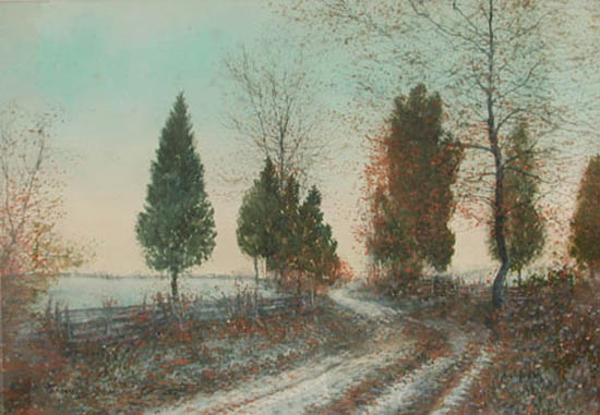 Raphael Senseman - Country Road Late Autumn