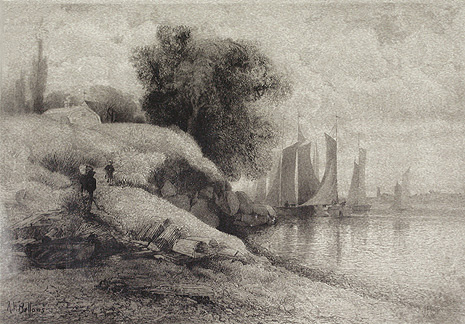 Henry Pruett Share and Albert Fitch Bellows - The Path by the Shore