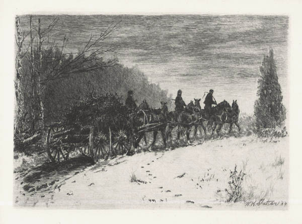 William Henry Shelton - Union Soldiers on Horseback