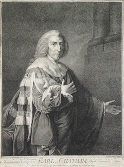 John Keyse Sherwin - William Pitt 1st Earl of Chatham and Richard Brampton