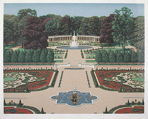 Leslie Smith - Het Loo View of the Gardens of the Dutch Royal Palace