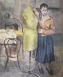 Raphael Soyer - Seamstress