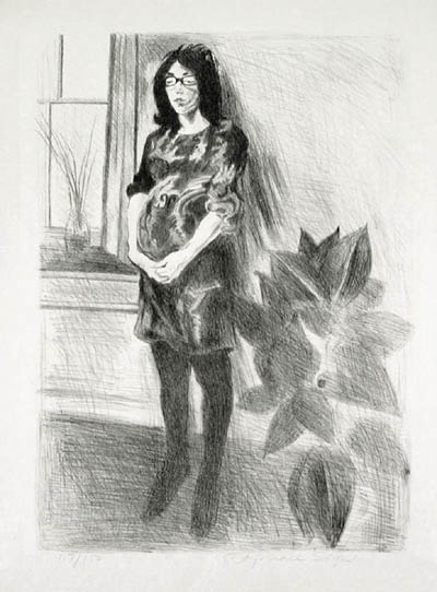 Raphael Soyer - Woman and Plant Memories Portfolio