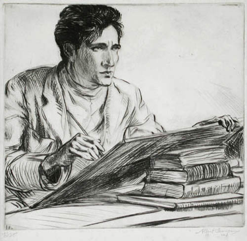 Albert Edward Sterner - The Man Drawing