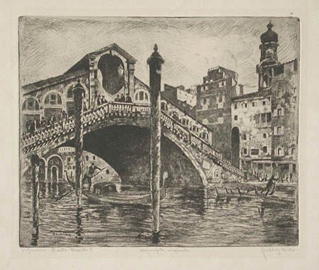 Bela Sziklay - Ponte Rialto Rialto Bridge Venice