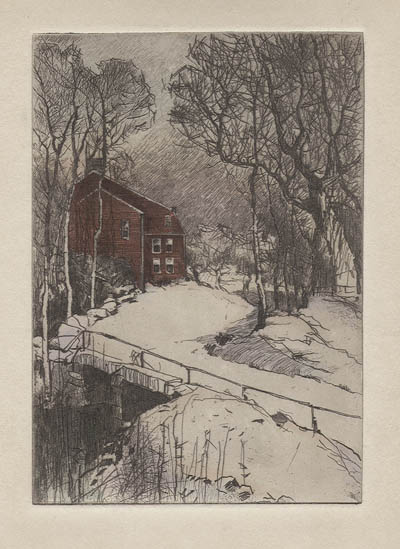 Albert R. Thayer - New England Winter