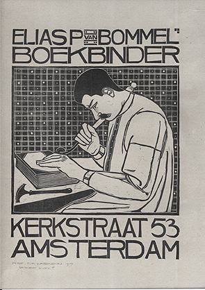 Unknown Dutch Artist - Elias P. Van Bommel Boekbinder