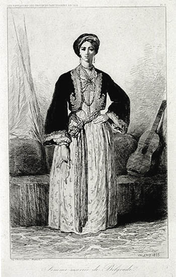 Theodore Valerio - Femme Mariee de Belgrade (Married Woman from Belgrade)