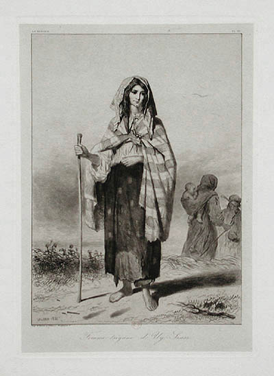 Theodore Valerio - Femme Tsigane d'Uy Szasz or Gypsy Woman of Uy Szasz