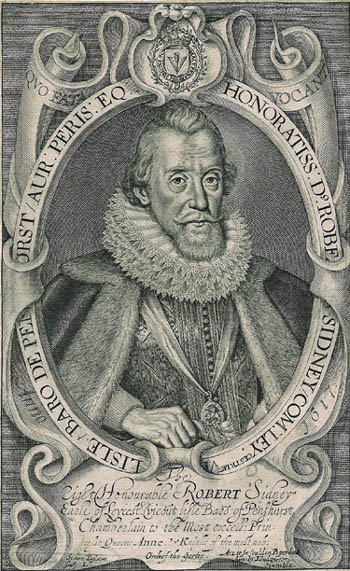 Simon van de Passe - Robert Sidney 1st Viscount L’Isle
