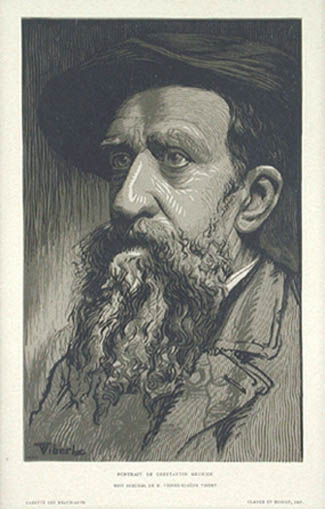 Pierre Eugene Vibert - Portrait of Constantin Meunier
