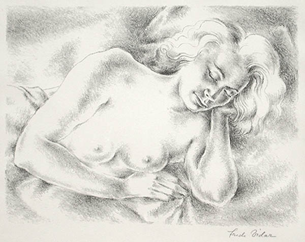 Frede Vidar - Sleeping Woman
