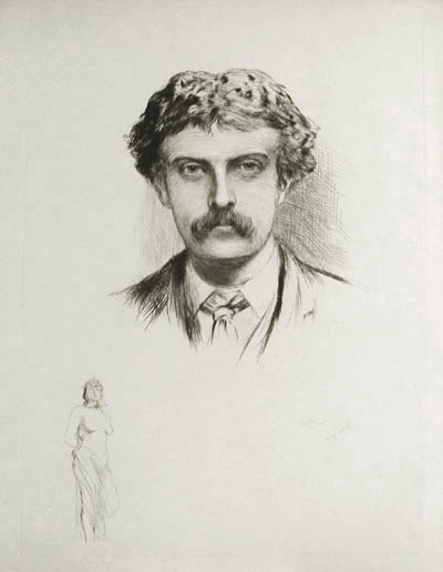 Sir Hubert Von Herkomer - Portrait of Cecil Lawson