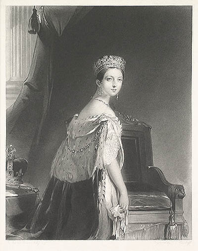 Charles Edward Wagstaff and Thomas Sully- Victoria in her Coronation Robes