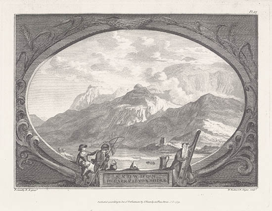 William Walker and Paul Sandby - Snowdon In Carnarvonshire