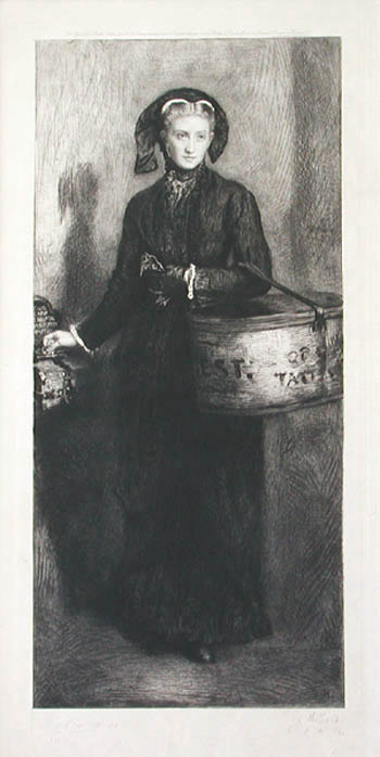 Charles Albert Waltner and Sir John Everett Millais - The Widow's Mite
