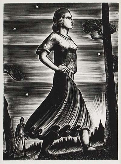 Lynd Ward - Night Walk from Midsummer Night