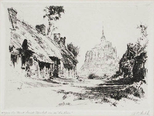 Alonzo C. Webb - Le Mont Saint-Michel