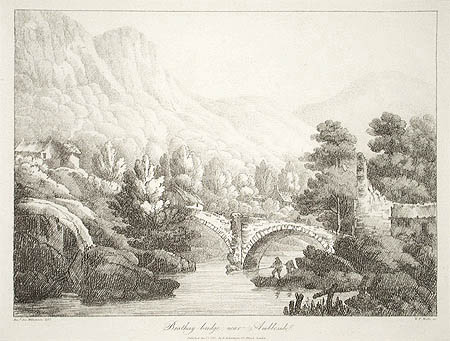 William Frederick Wells and Joseph Wilkinson - Brathay Bridge Near Amblesidea