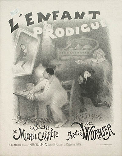 Adolphe Willette - L'Enfant Prodigue the Prodigal Son