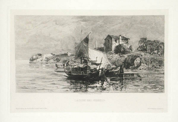 Wilhelm Woernle - Lagune Bei Venedig or Lagoon Near Venice