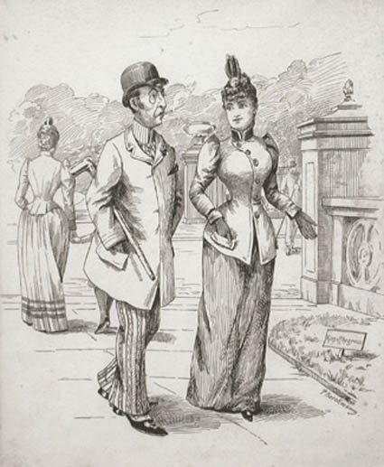 Peter Borckmann - A Promenade in Central Park