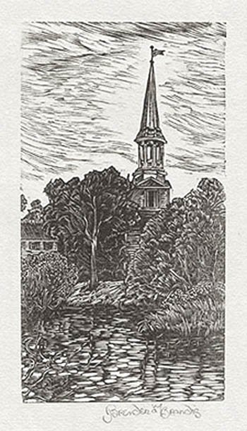 Gerard Brender a Brandis - Steeple in Sandwich, Massachusetts