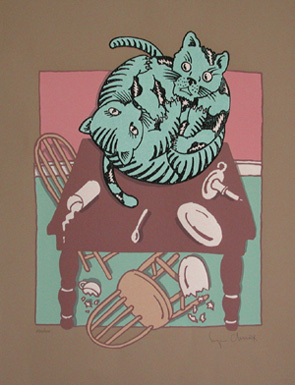 Seymour Chwast - Kilkenny Cats
