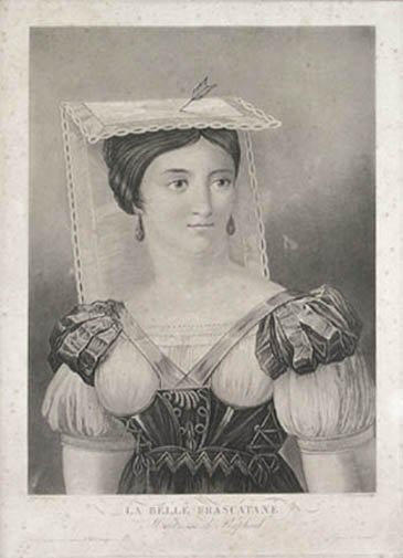 Philibert Louis Debucourt and Raphael Raffaello Santi - La Belle Frascatane