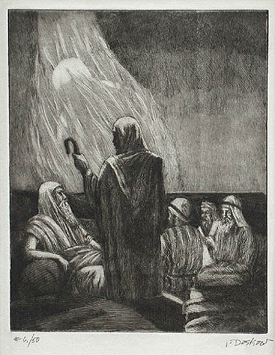 Israel Doskow - A Biblical Scene