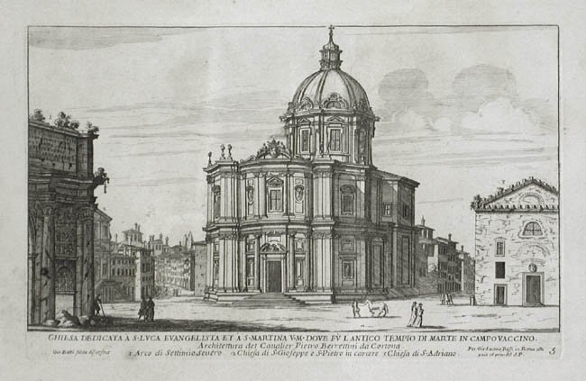 Giovanni Battista Falda - Chiesa Dedicata A S. Luca Evangelista